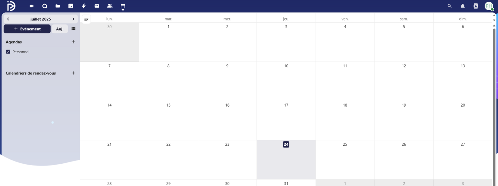 Service Agenda